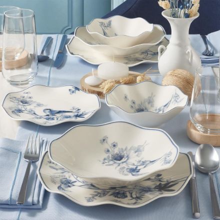 Güral Porselen Nesrin 24 Parça 6 Kişilik Bone Yemek Takımı Güral Porselen Nesrin 24 Parça 6 Kişilik Bone Yemek Takımı resmi