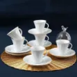 Güral Porselen Soprano 12 Parça Kahve Fincan Takımı resmi